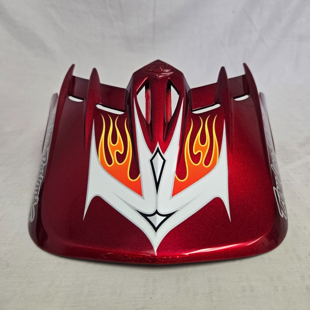 Troy Lee Designs SE Orbit Helmet Replacement Visor Flame Red