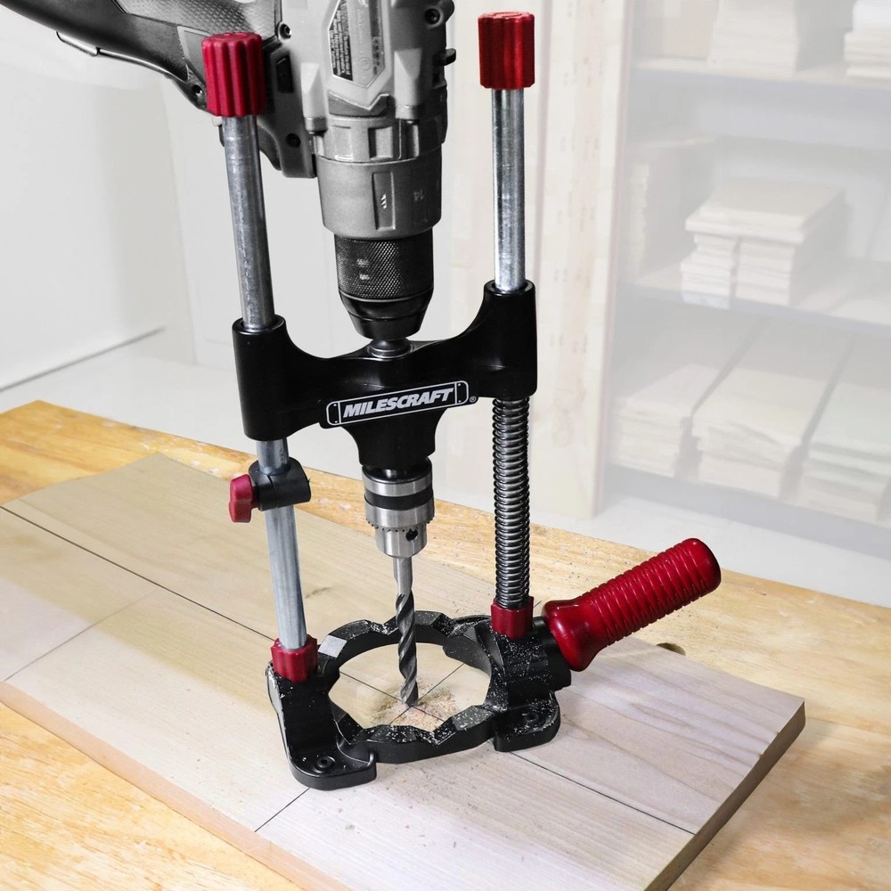 Milescraft 1318 DrillMate Portable Drill Guide - Drill Guide Attachment - New