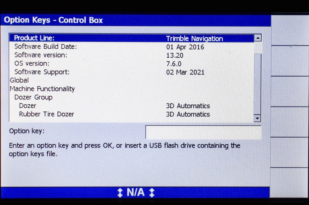 Trimble GCS900 CB460 3D Dozer Automatics Machine Control Display, CAT Accugrade