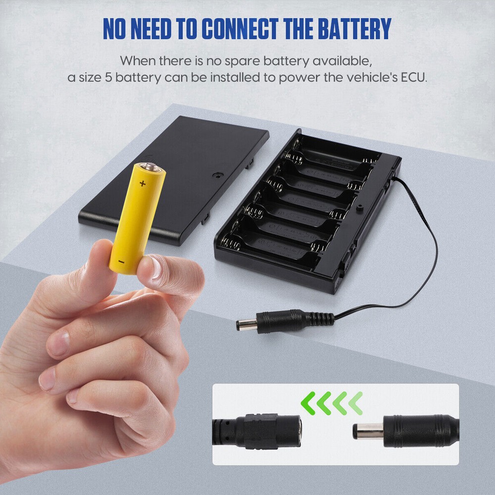 OBD2 ECU Memory Saver Portable Replace Car Battery ECU Emergency Power Cable