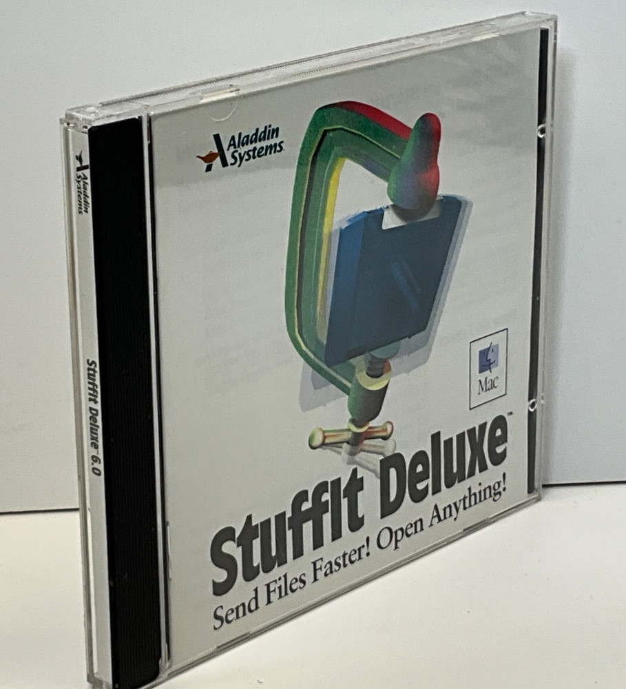 Aladdin Systems StuffIt Deluxe 6.0 Compression Solution for Mac - Vintage