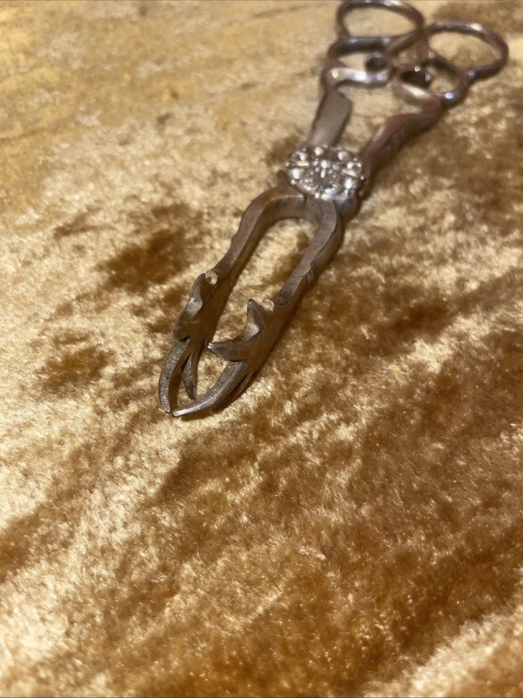 Antique Silver Plated Sugar Nips
