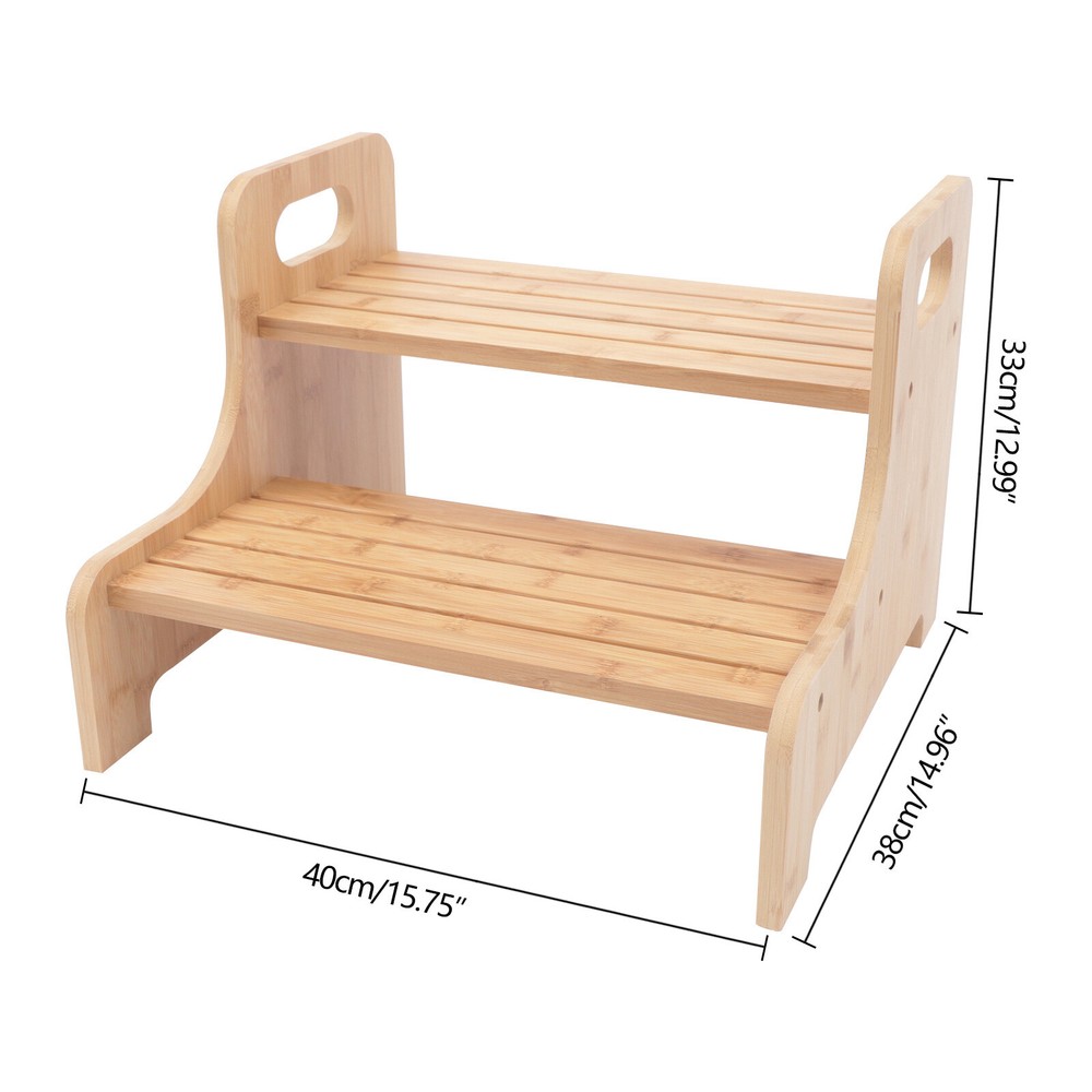 High Beds Bed Steps For Elderly/ Child Two Step Stool Stair Ladder Bath Benches