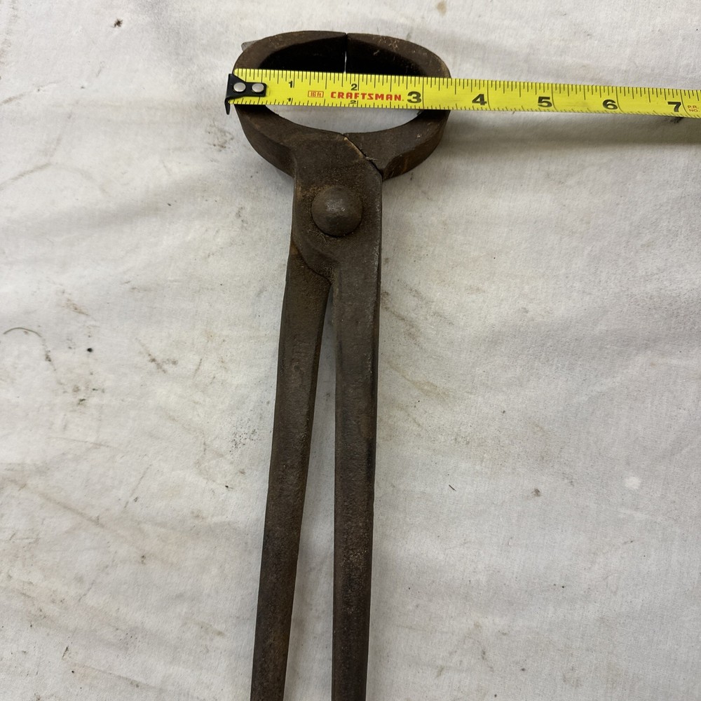 Antique 14" Blacksmith Nipping Tool