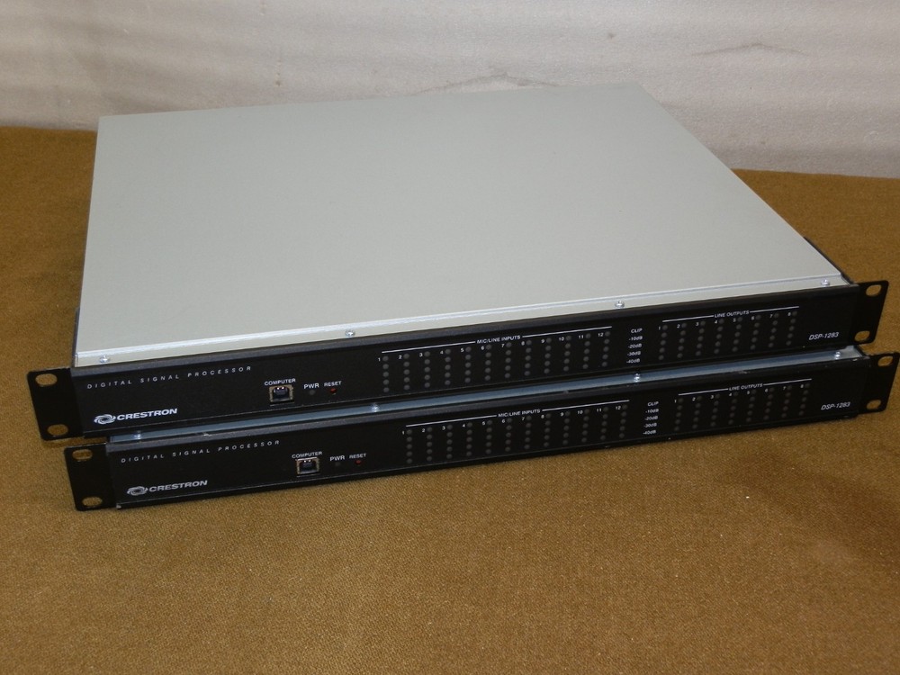 TWO - Crestron DSP-1283 Digital Signal Processors