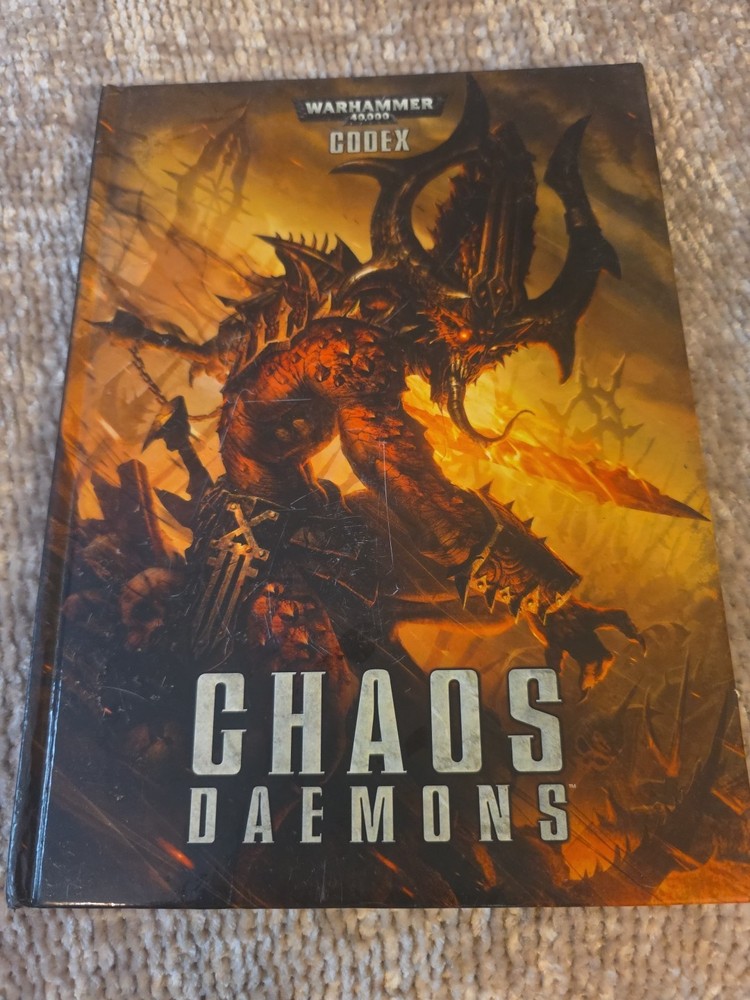 Games Workshop Warhammer 40k Chaos Daemons Rulebook Codex Hardback