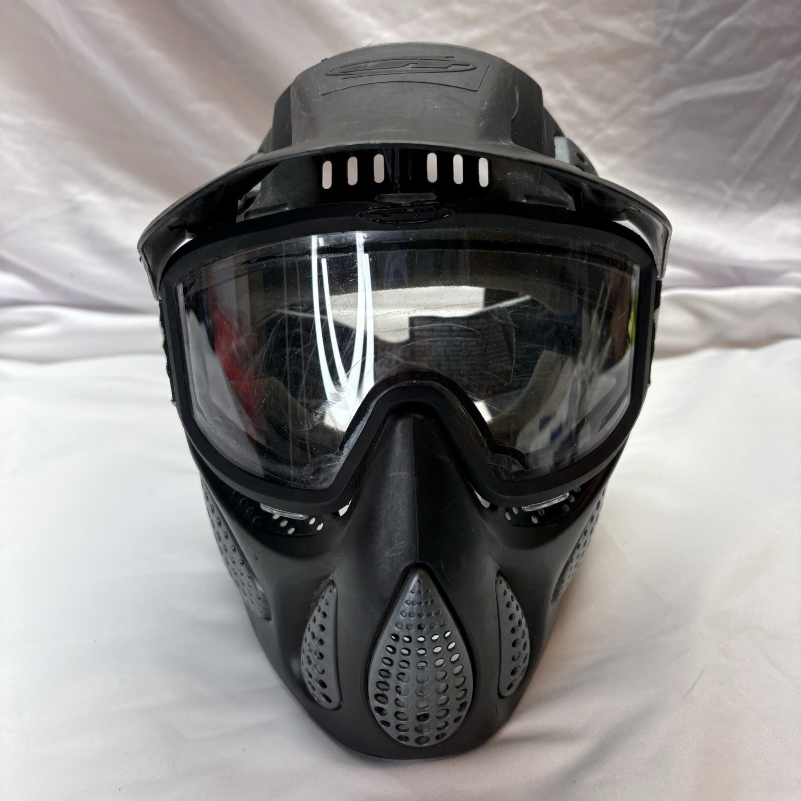 JT Paintball Mask Goggles w/ Visor Full Face Black Paintball Airsoft
