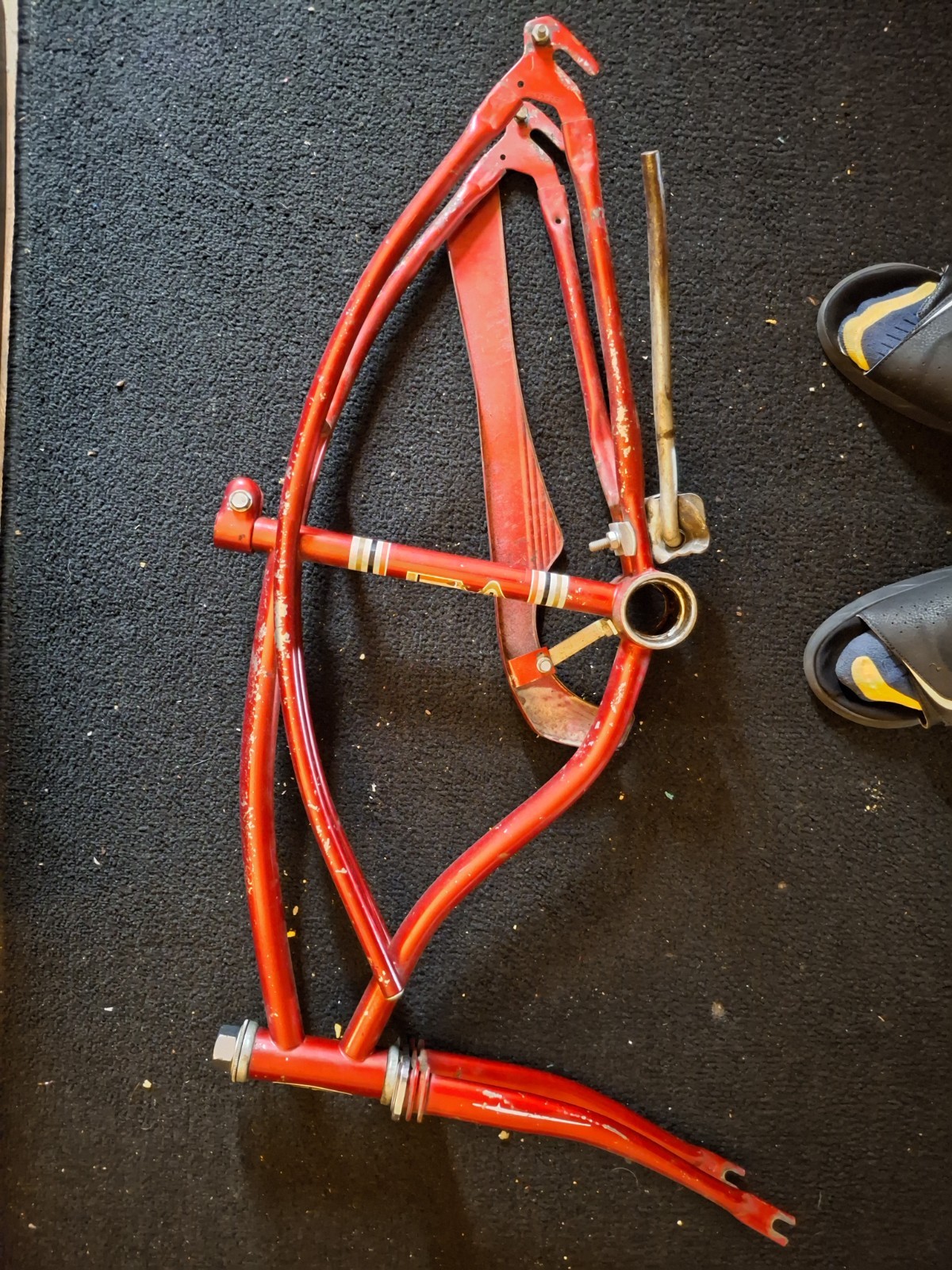 Huffy Cheater Slick 3 Speed Muscle Bike Frame Set Huffy Vintage 1966 Original