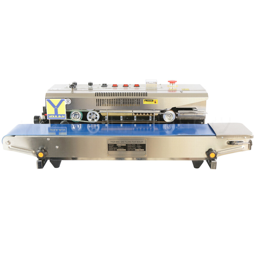 Plastic Bags Heat Sealer Continuous Band Nitogen/Air Flushing Sealer US STOCK