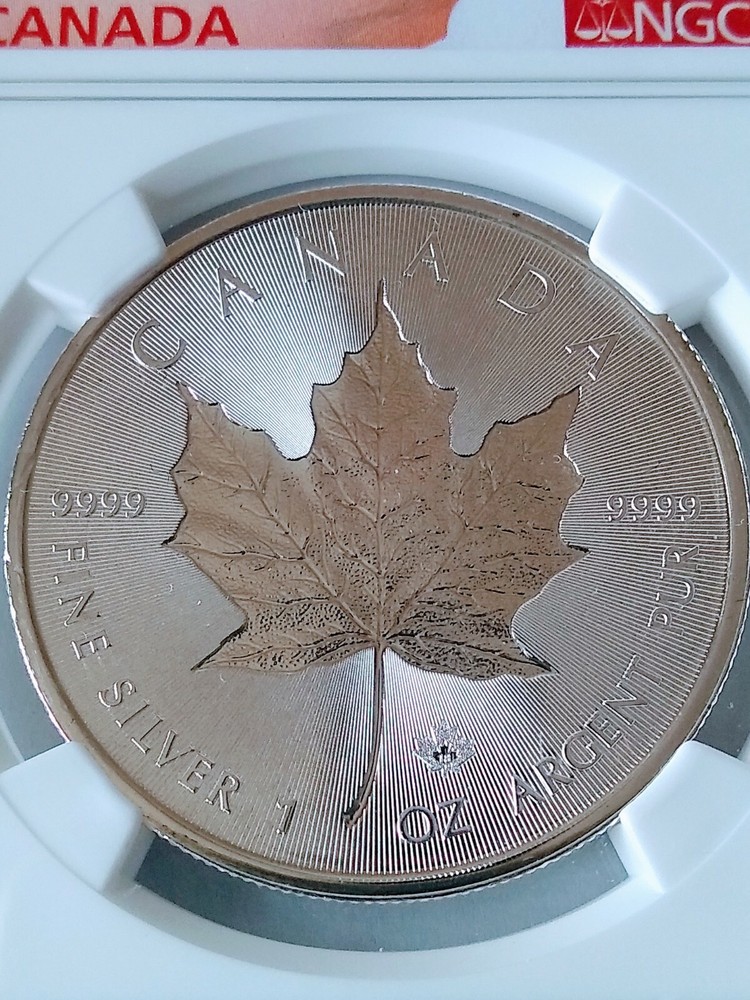 2018 Canada Maple Leaf lncuse Design NGC MS70 Early Release