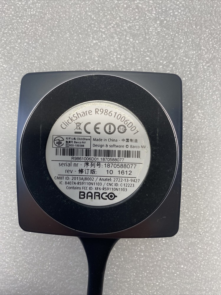 Barco Click Share R9861006D01 Wireless USB Button