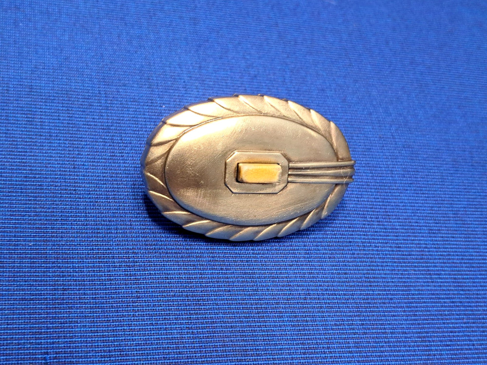 Antique Victorian Solid Brass Doorbell Button