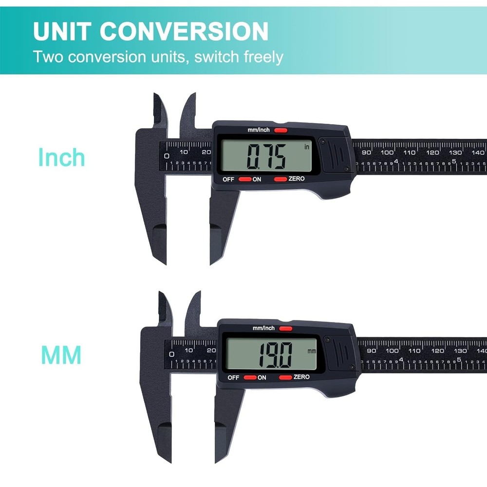 High-Precision Vernier Caliper: Digital Measurement Tool with Auto-Off Function
