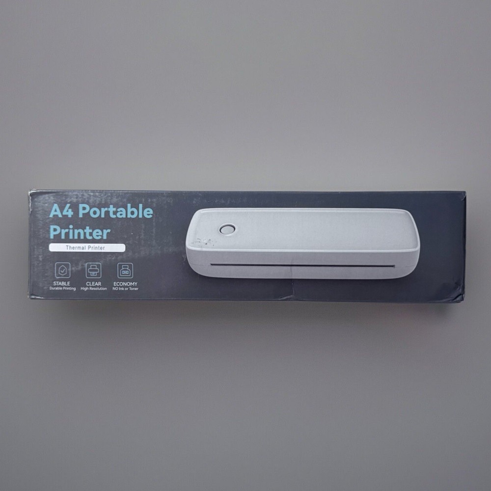 IOOIOO A80 Portable Inkless Thermal Printer- Bluetooth Wireless-Letter Size