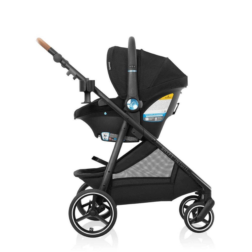 Evenflo Shyft Intuiti Travel System Stroller, Gray Folding, Adjustable Handles