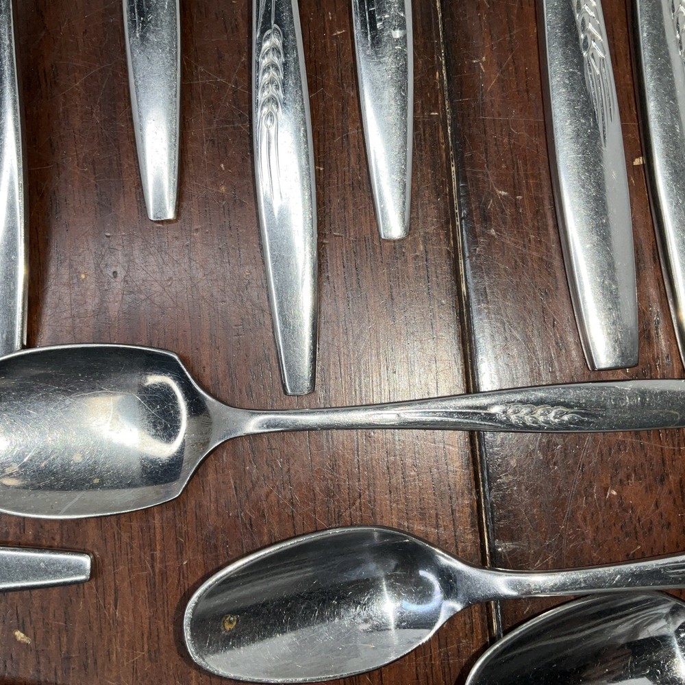 Prudential Stainless “Wheat Sprig” Flatware 30 PC Set