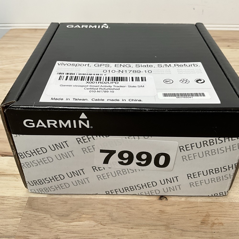 Garmin Vivosport Slate Smart Activity Tracker - Small/Medium - Tested