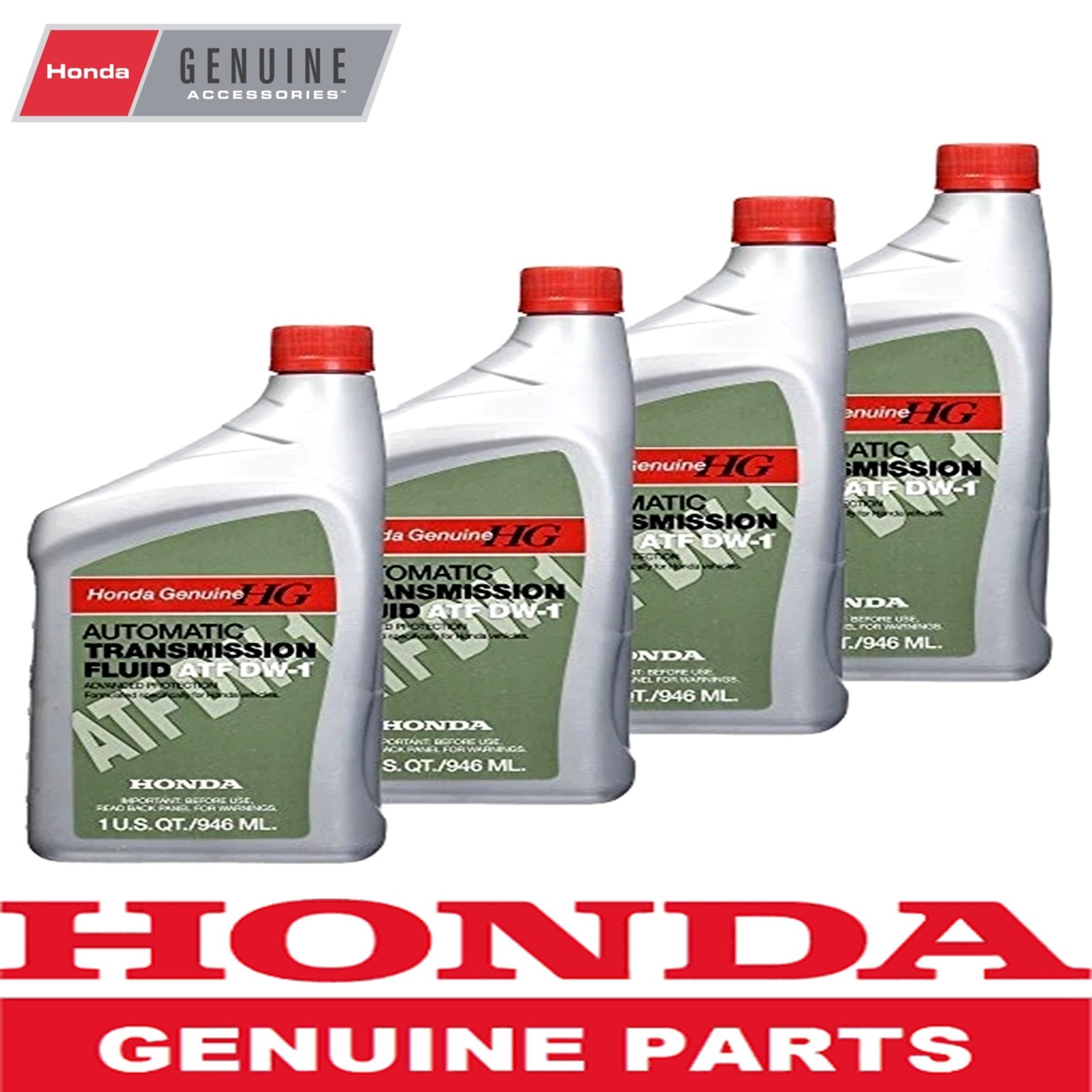 4 Quarts Genuine Sterling ATF DW-1 Automatic Transmission Oil Fluid For Honda