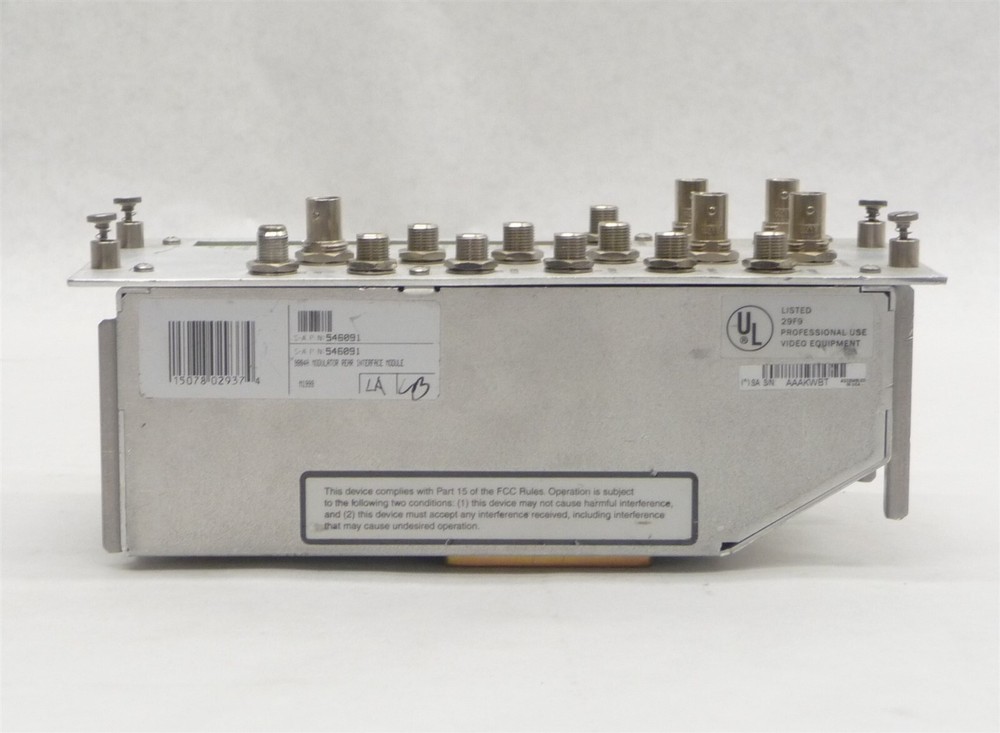 SCIENTIFIC ATLANTA 546091 9804A MODULATOR REAR INTERFACE MODULE