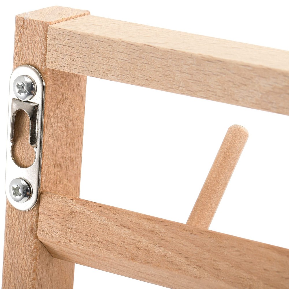 Large 2 Pack Wooden Thread Racks, 48 Spools Wall Mount Storage Organizer for ...