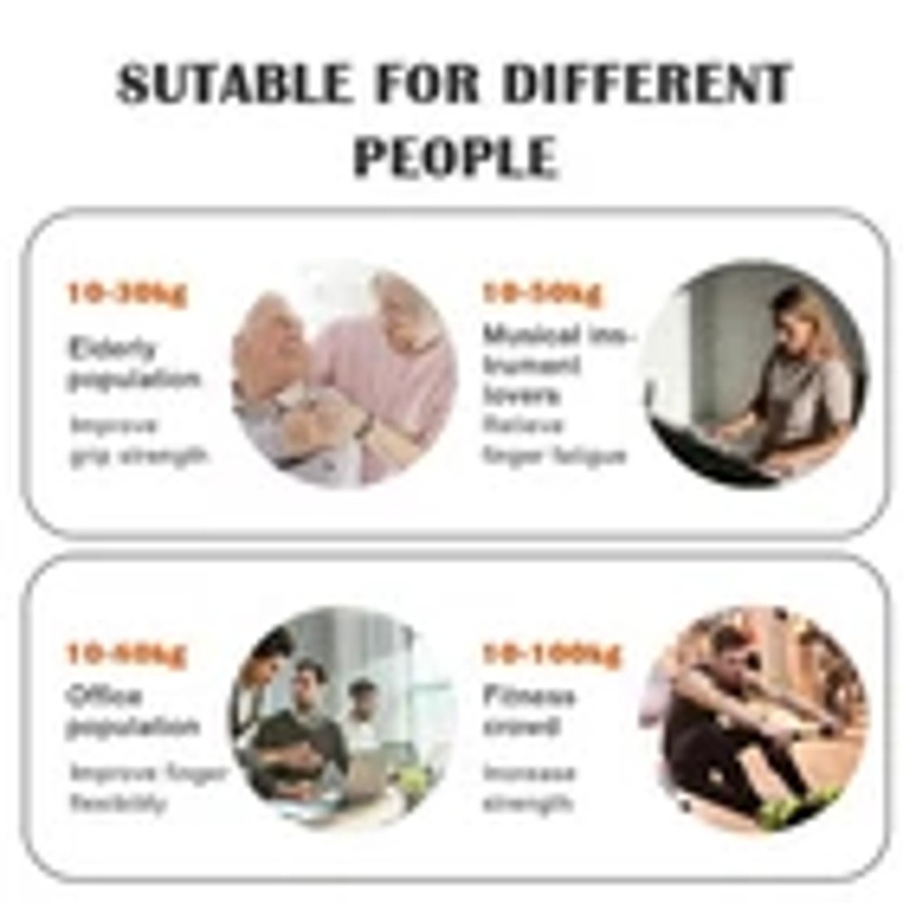 Hand trainer, adjustable grip strength trainer from 5–100 kg for forearm trainin