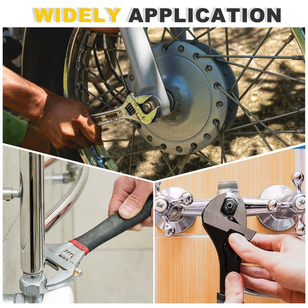 2pcs Mini Adjustable Wrench 2.5" Tiny Spanner Keychain Hand Knurl Tool, Silver