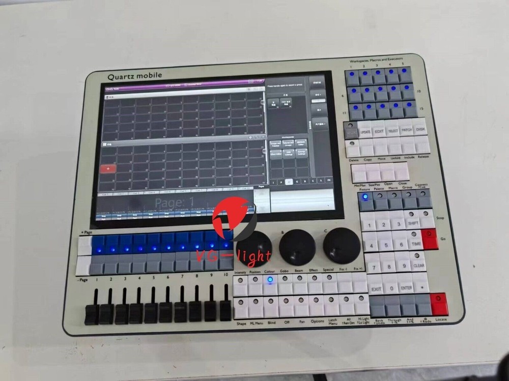 Mini Quartz Mobile V16 Touch Screen DMX512 Console DJ Disco Bar Stage Controller