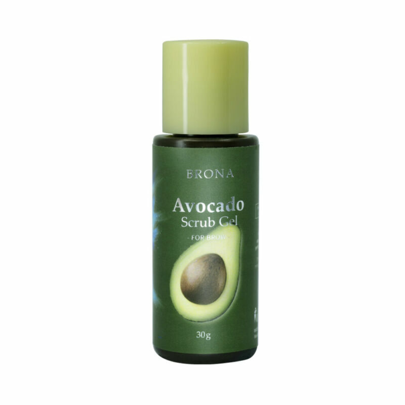 BRONA Avocado Scrub Gel for Eyebrows 30g