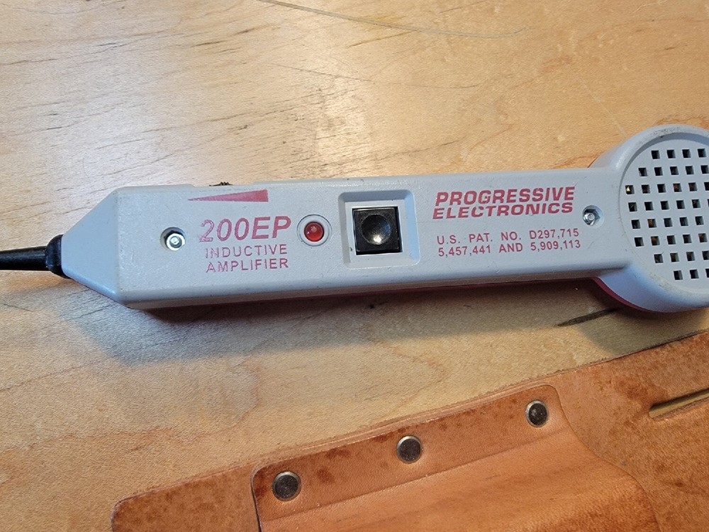 Progressive Electronics 200EP Inductive Amplifier w/Leather Pouch