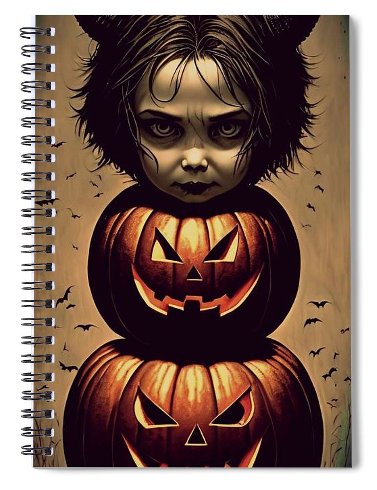 Pumpkin Spice Spiral Notebook Blank Notebook Lined Journal 8 X 6 Notebook