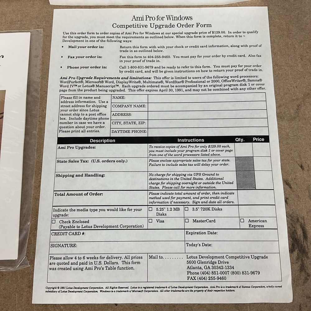 Lotus Word Processing Division Ami Pro For Windows Vintage Computing