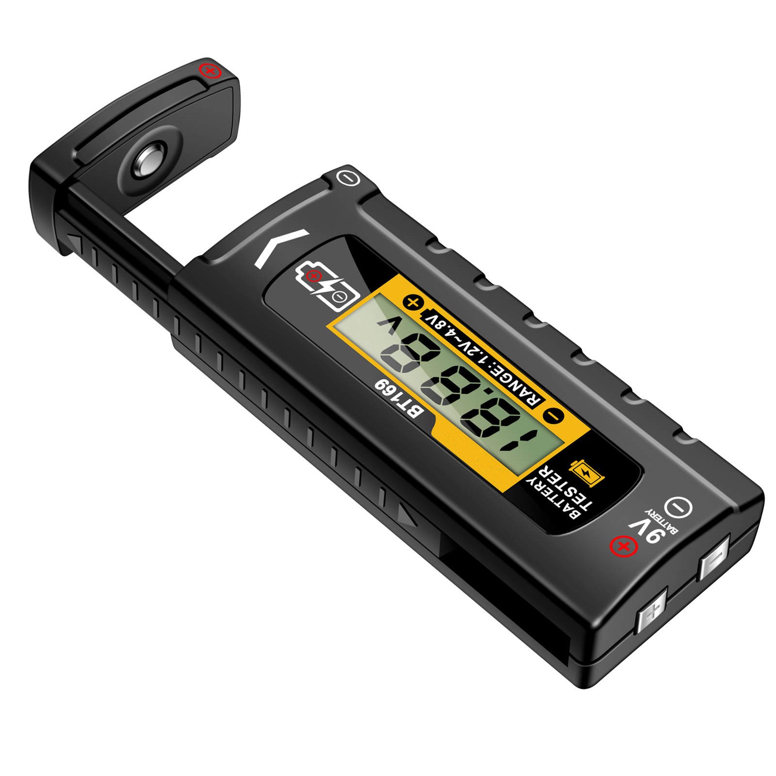 Durable Battery Tester Household Checker for AAA AA C D 6F22 1.5V 9V Batteries