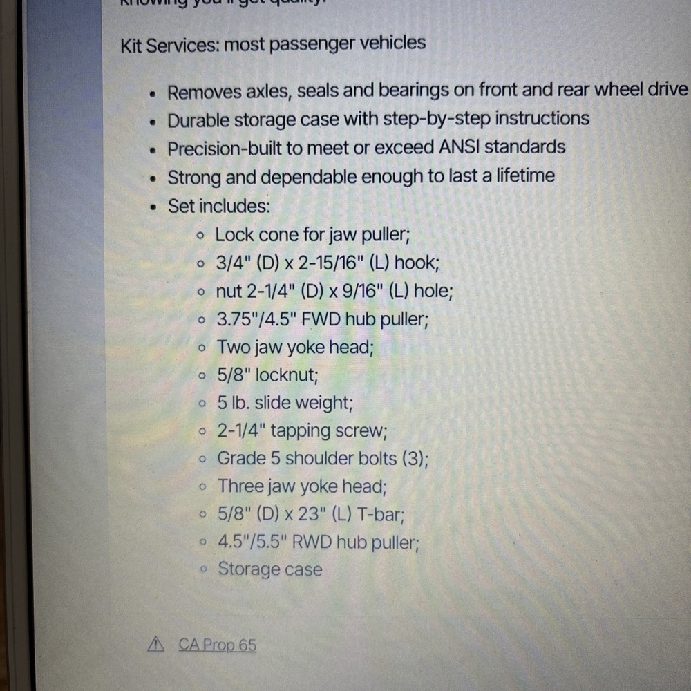 Powerbuilt 18 Piece Puller Set