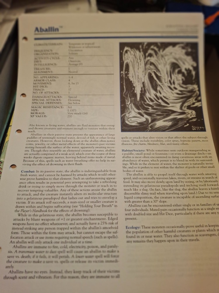 AD&D Dungeons & Dragons Forgotten Realms Campaign Setting Box (Complete)