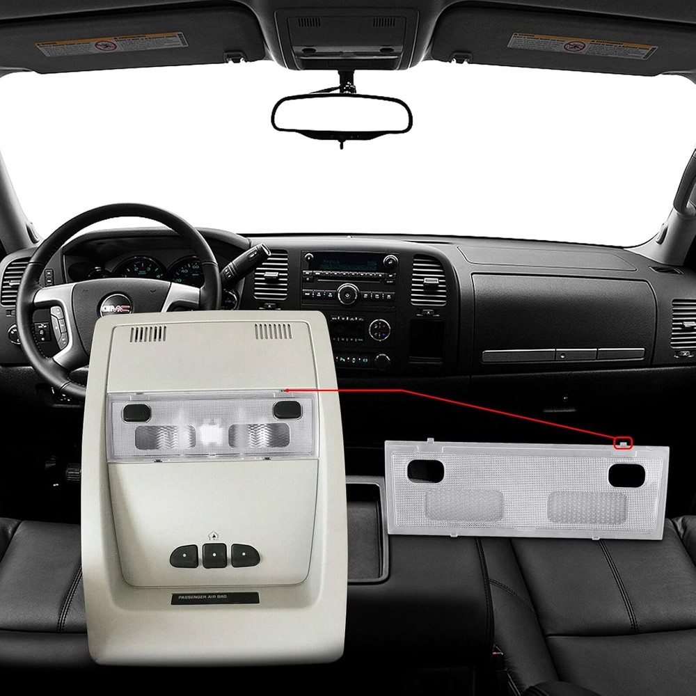 Interior Map Dome Light Cover Clear Lens Overhead Console Reading lamp Compatibl
