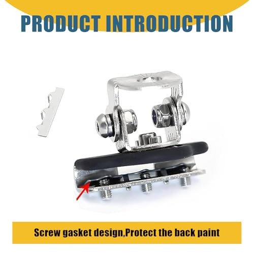 ijuicy Led Light Bar Mounting Brackets, Adjustable Hood Led Work 2 PCS Silver