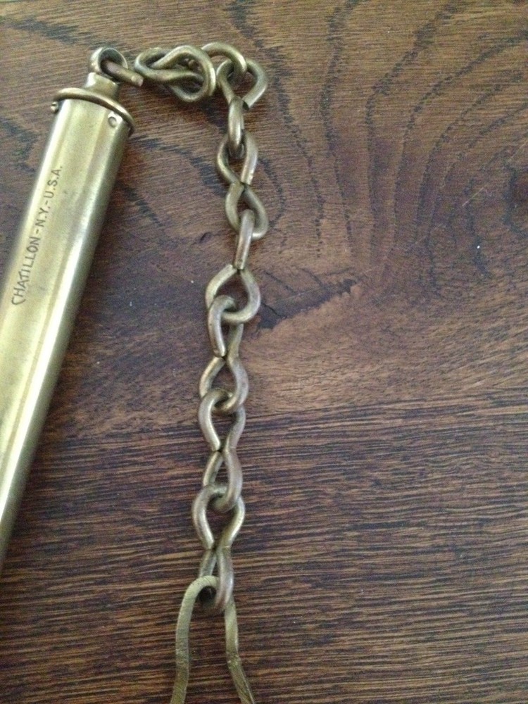 Chatillon Brass Hanging Scale