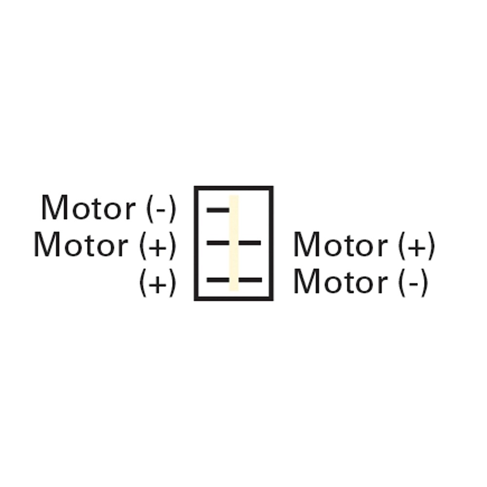 12345 White Low Profile Slide-Out Switch with Bezel