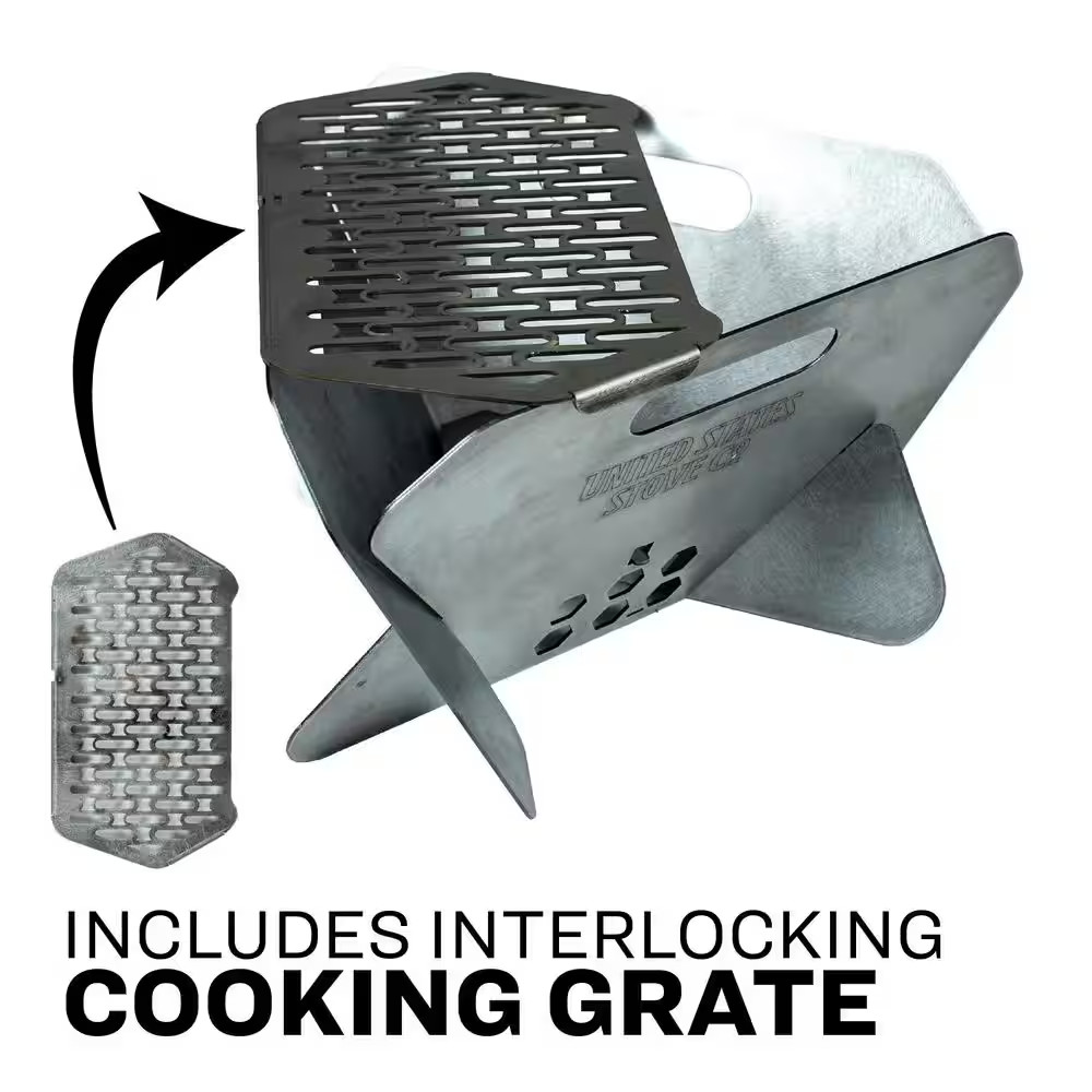 US14TP Portable Collapsible Triangular Fire Pit