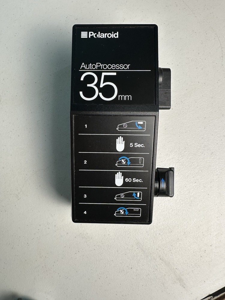 Polaroid 35mm Film Auto Processor – Untested Broken Latch Missing Feet AS-IS