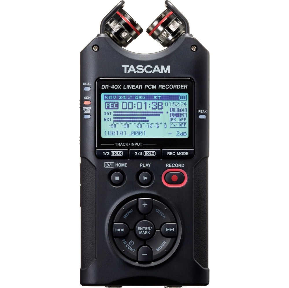 Tascam DR-40X Four Track Handheld Recorder and USB Interface
