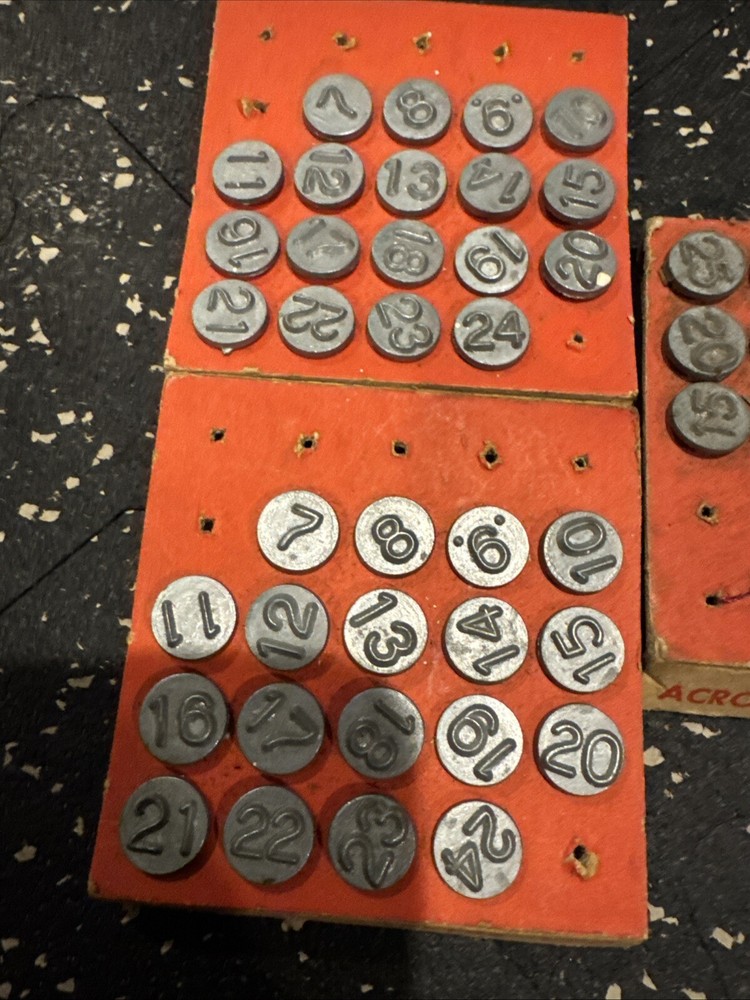 Vintage Acro Window Markers Partial Sets