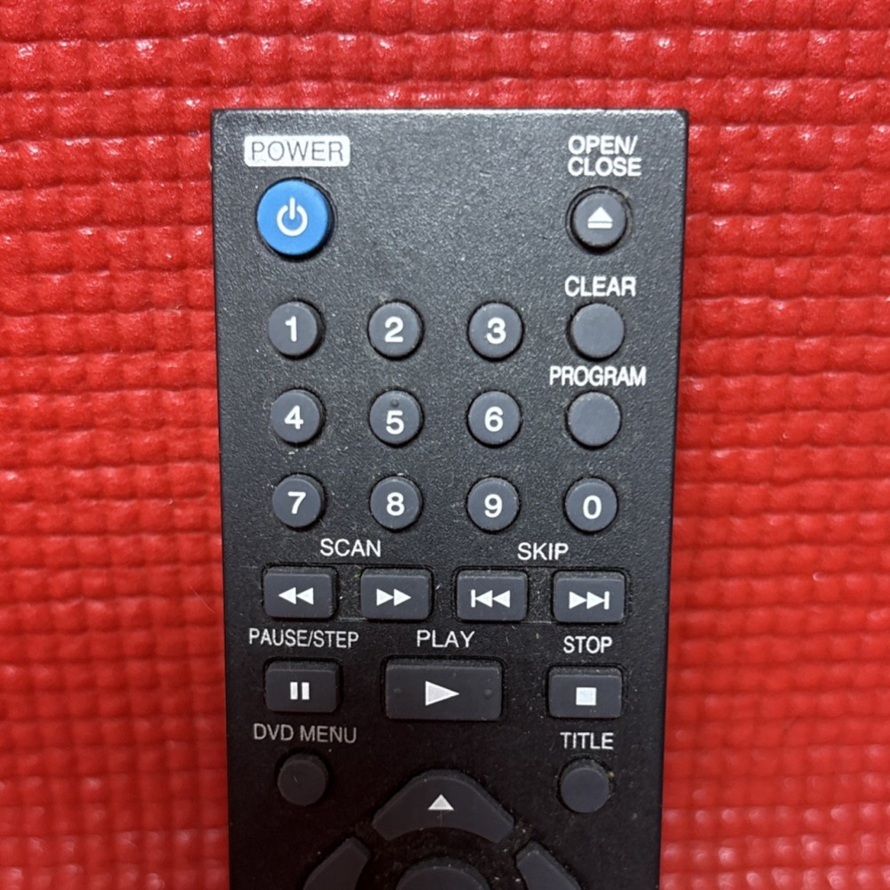 LG DVD Player Remote Control AKB33659510 Black Missing Cover