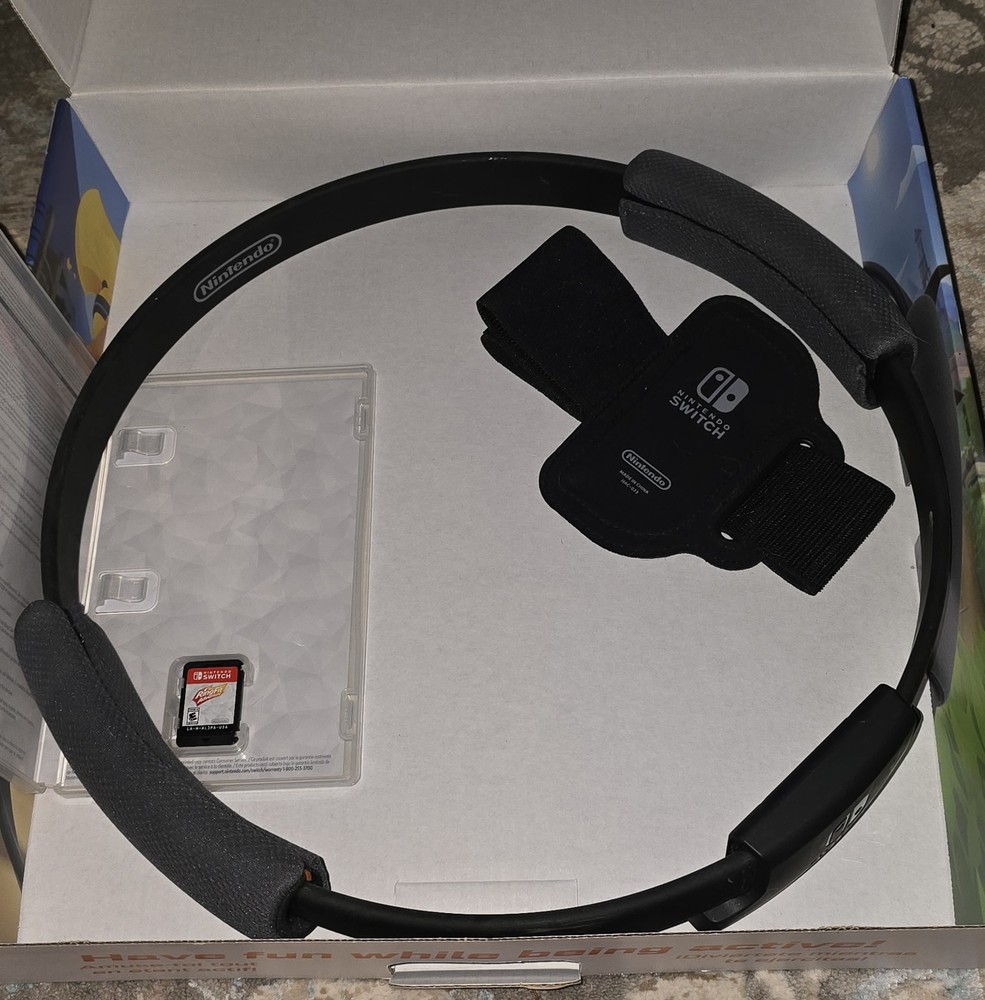 Nintendo Ring Fit Adventure Bundle for Switch with Game, Ring-Con & Leg Strap