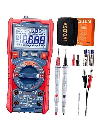 Digital Multimeter Tester TRMS 20000 Counts with Higher Resolution Auto