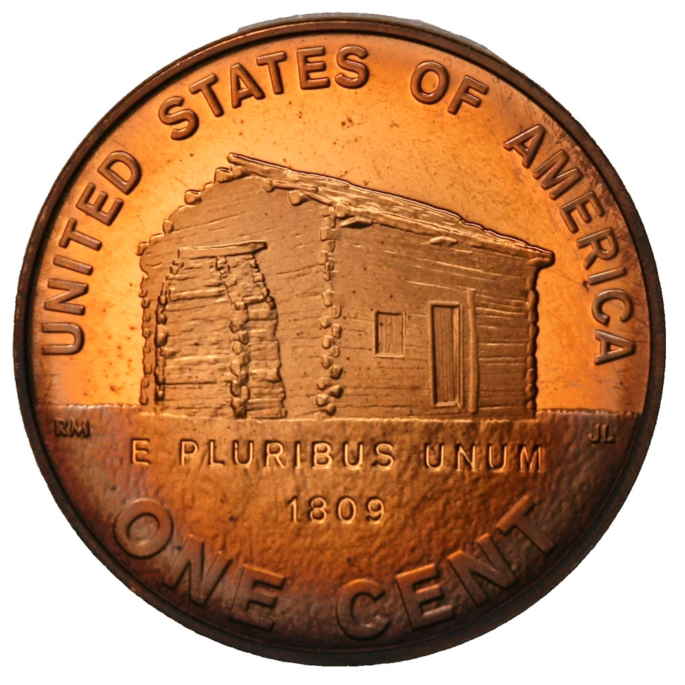 2009-S Proof Lincoln Cent-Log Cabin LP!