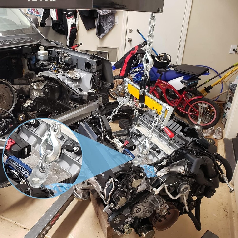 7100 Engine Lifting Bracket Set,5,500 lb Capacity Engine Lift Bracket Kit for...