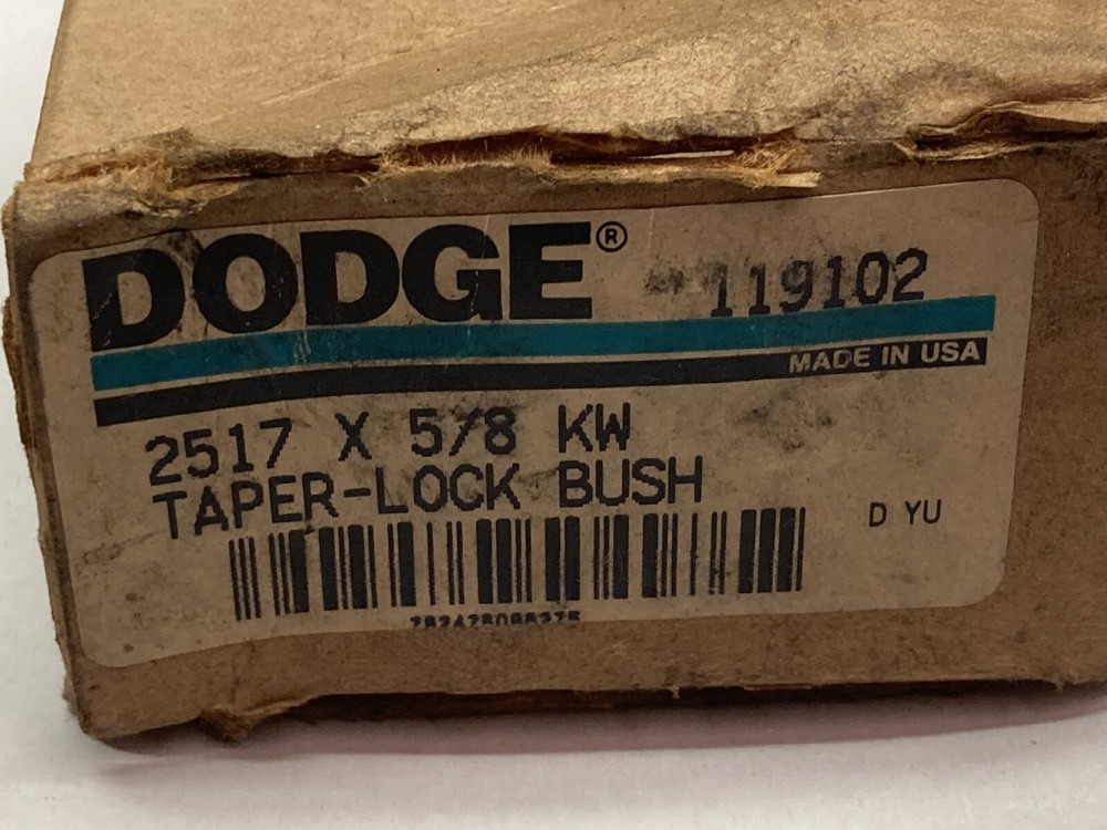 Dodge,119102,Taper-Lock Bushing 2517 x 5/8 KW