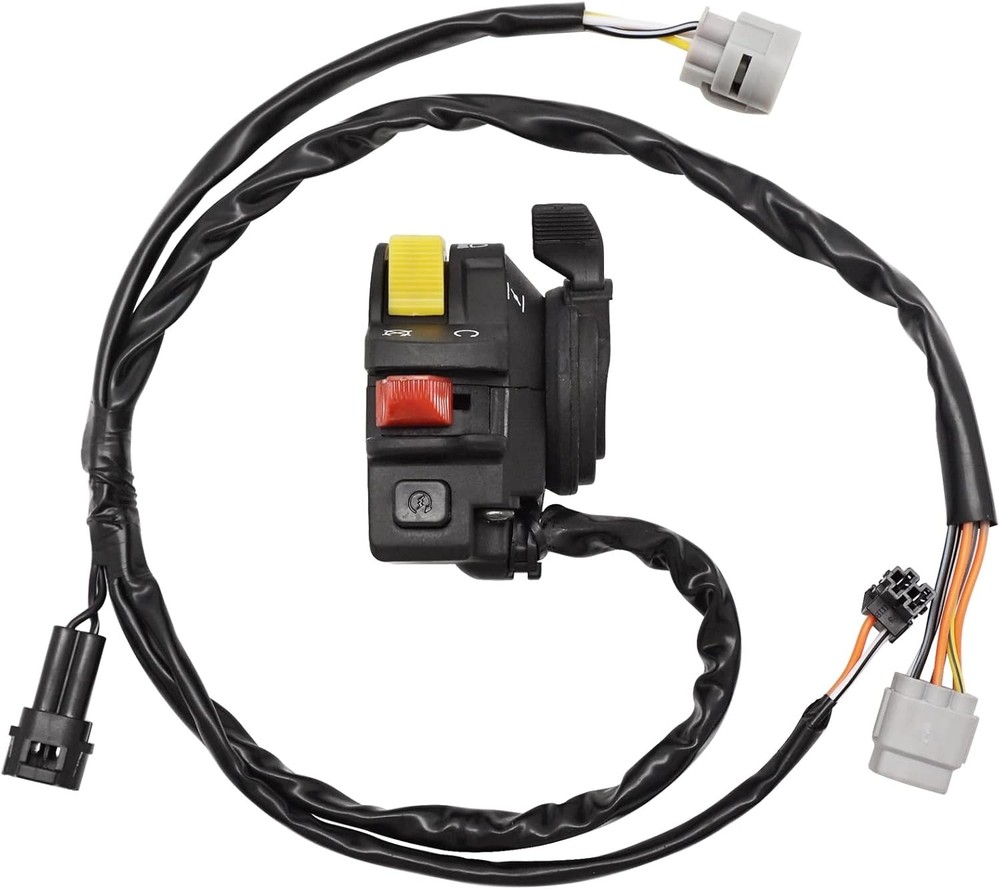 Left Handlebar Start Stop Kill Headlight Switch for Kawasaki KFX400 2003-2006