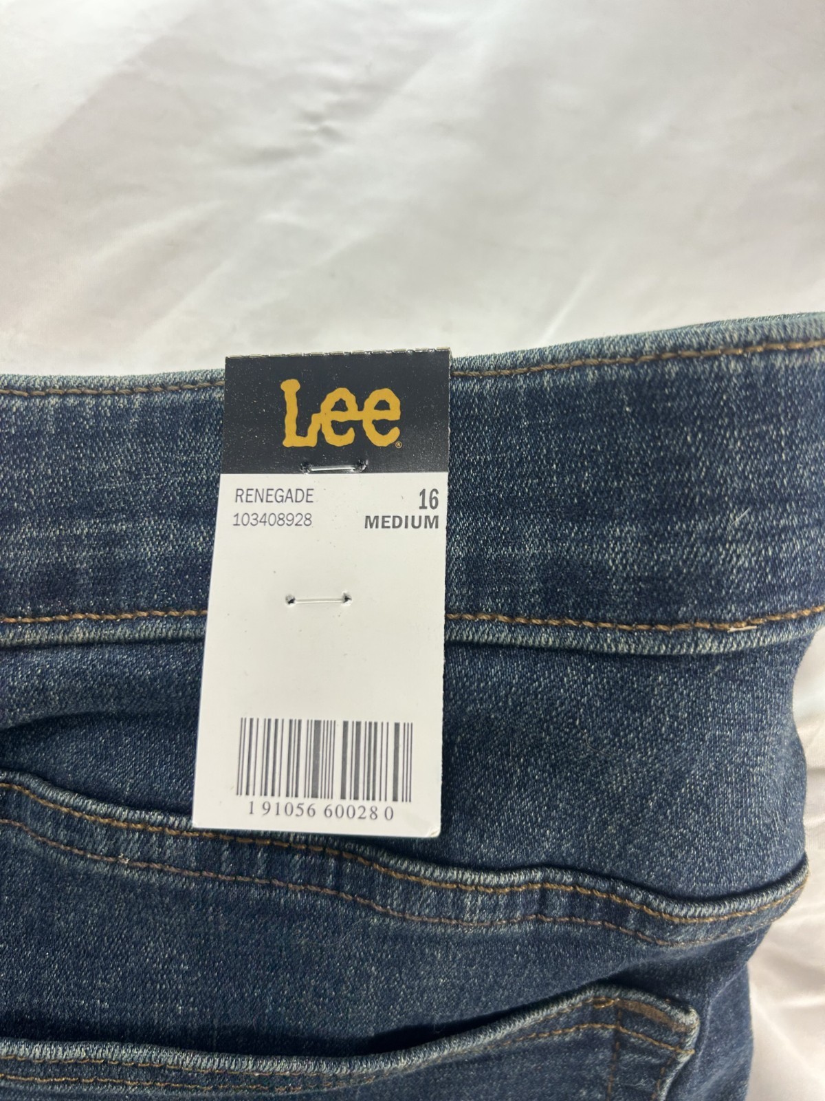 Lee Women's Size 16 Flex Motion Regular Fit Bootcut Mid Rise Blue Jeans
